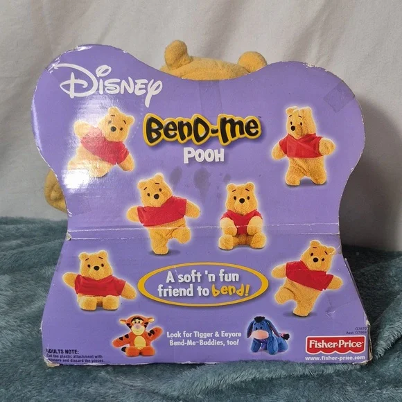 Vintage Disney Winnie the Pooh Plush - Yellow and Red - Picture 2 of 2